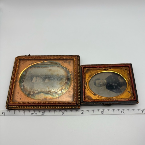 Antique Daguerreotype and Tintype Lot Male and Child - Picture 13 of 13